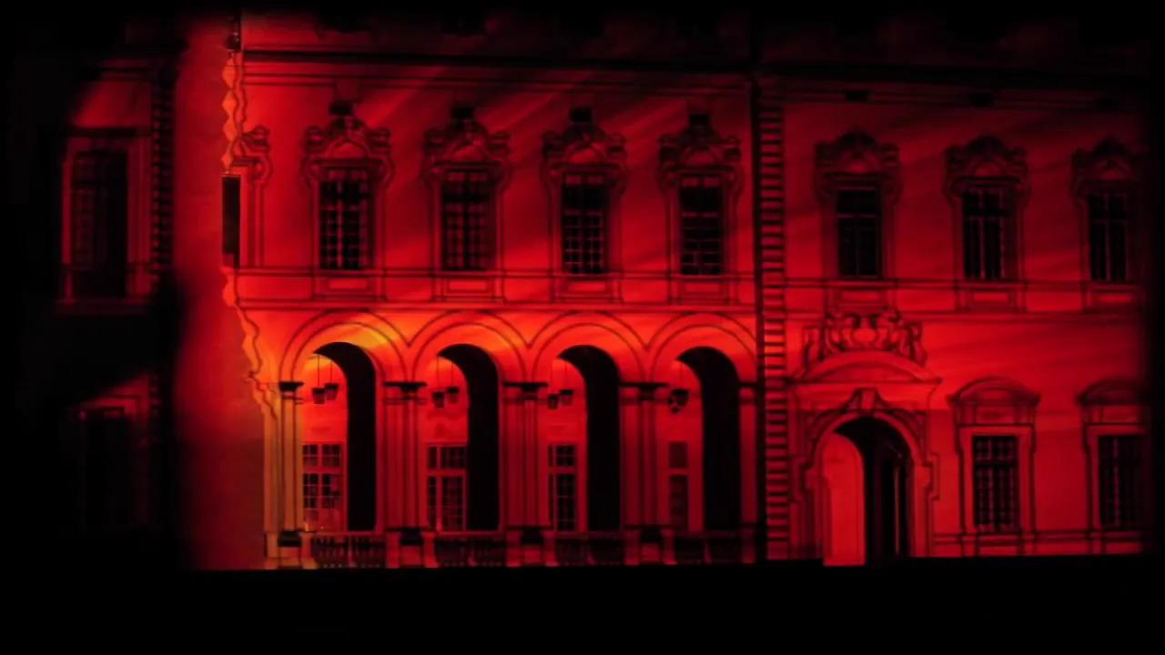 Bacardi Pessione video mapping corporate event Apparati Effimeri