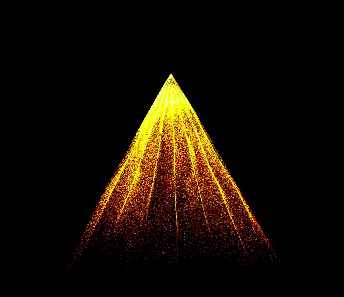 Piramide Cestia Roma video mapping — Sublime Tecnologico