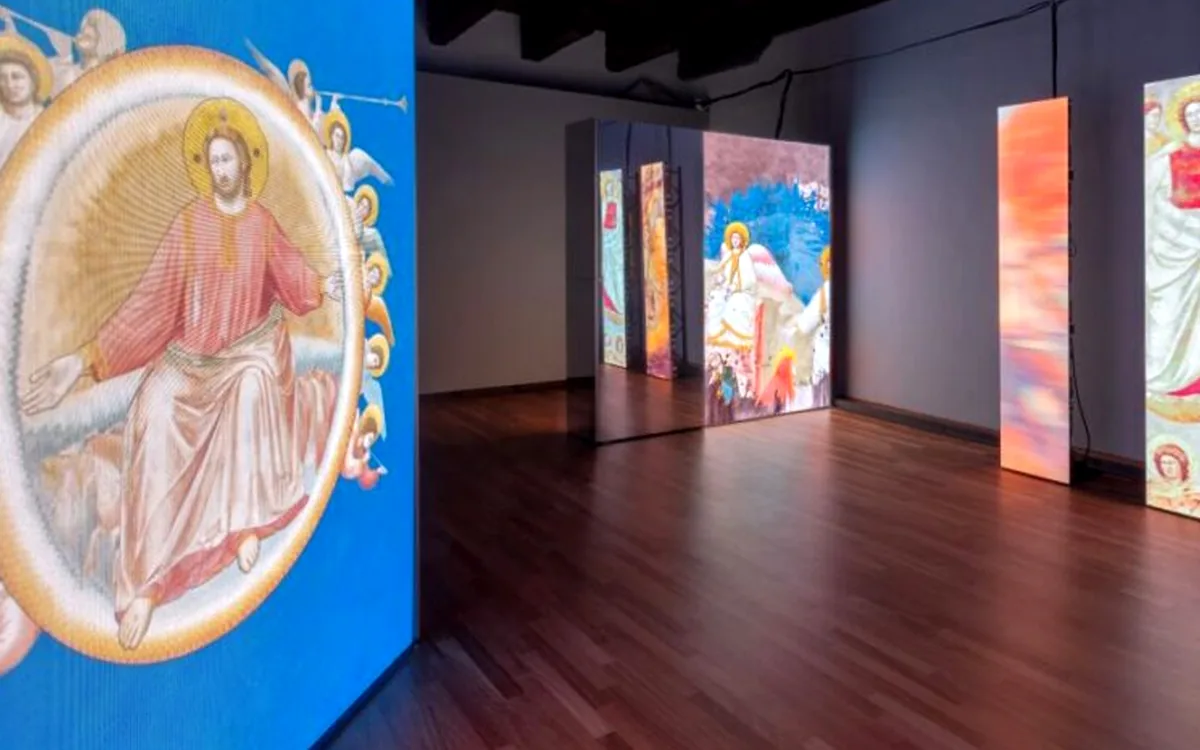 Lo Scatto di Giotto — innovativa esperienza LED immersive, Cappella degli Scrovegni Padova — Sublime Tecnologico